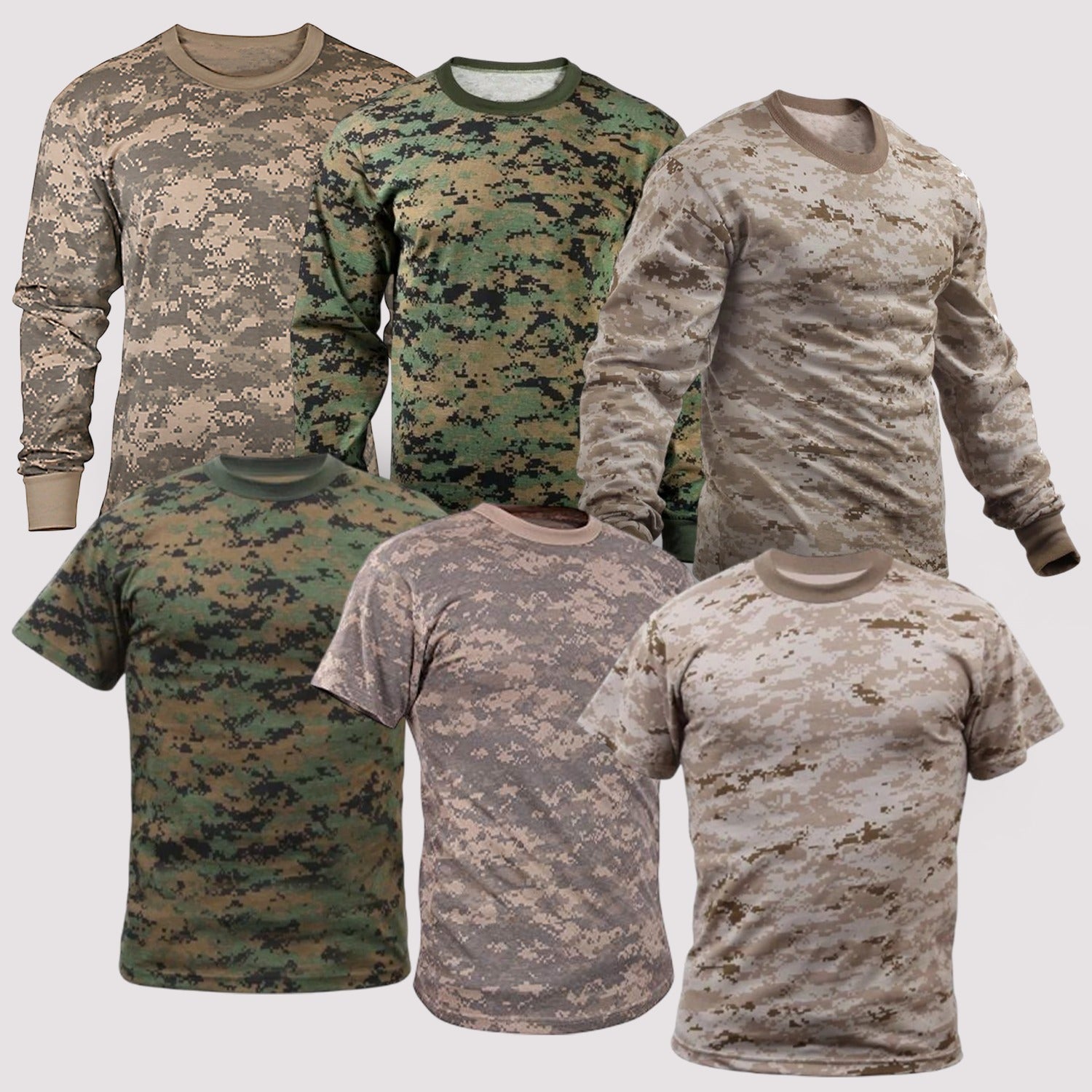 Camouflage T-shirts