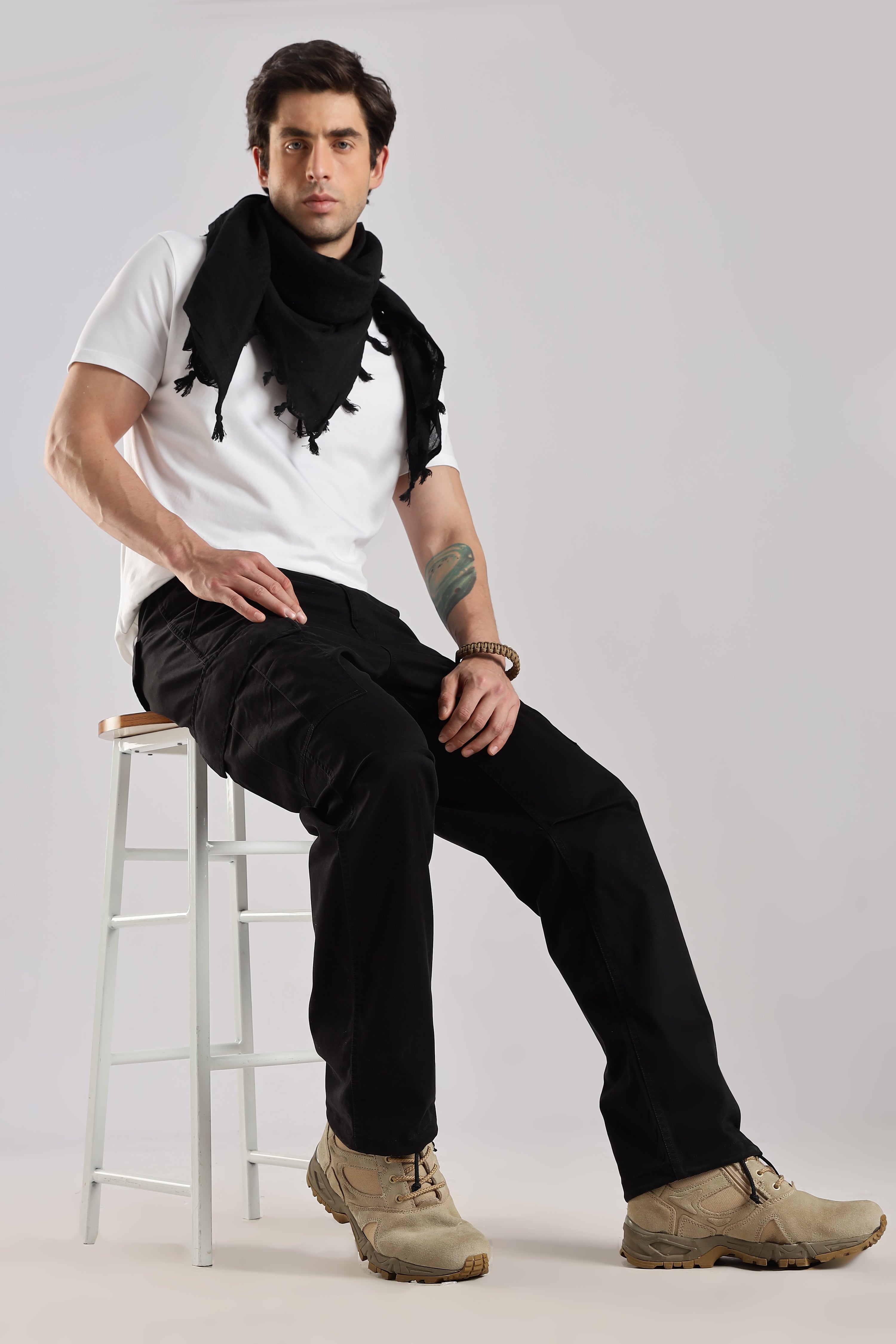 Tactical Shemagh | Classic Pattern | Black