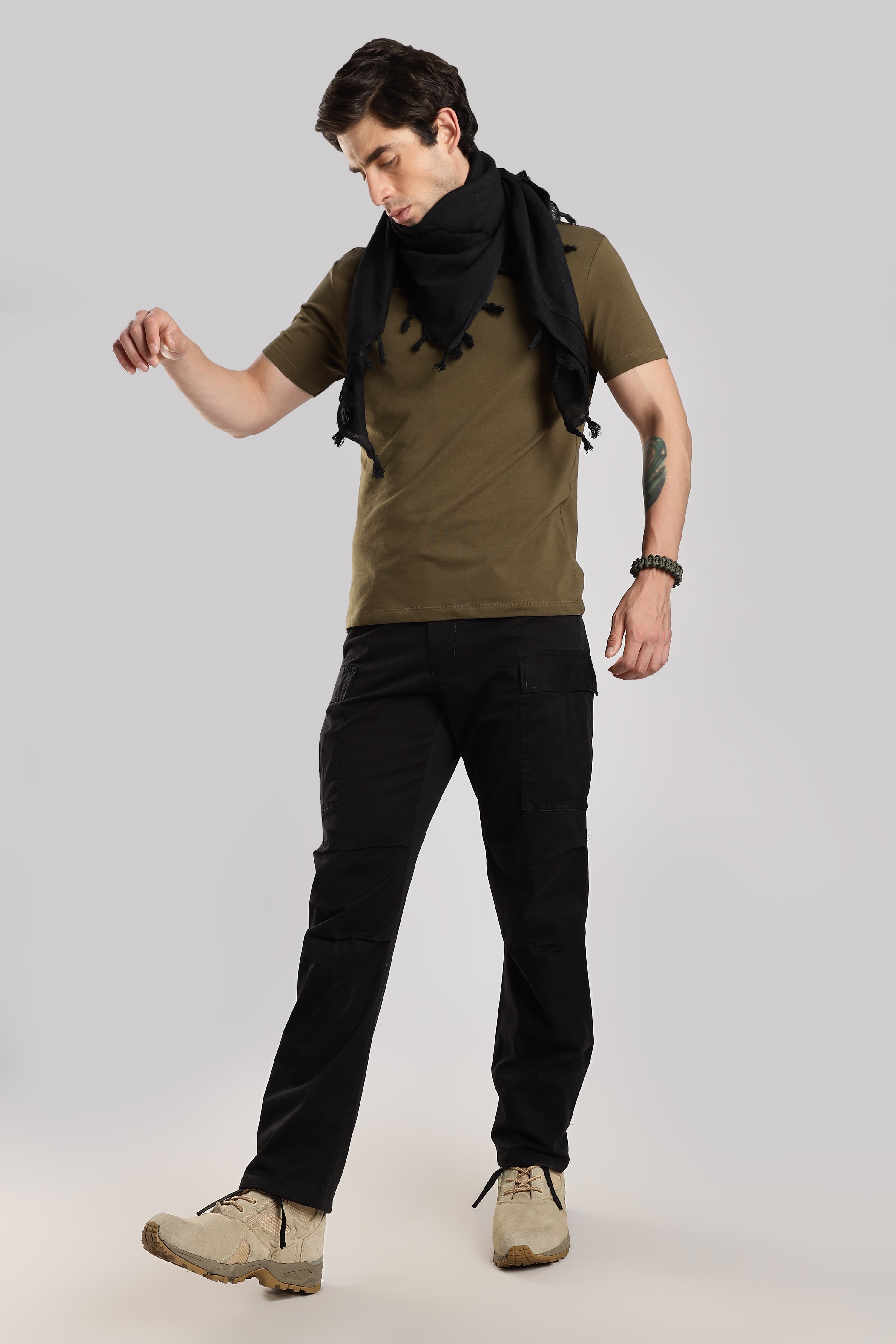 Tactical Shemagh | Classic Pattern | Black
