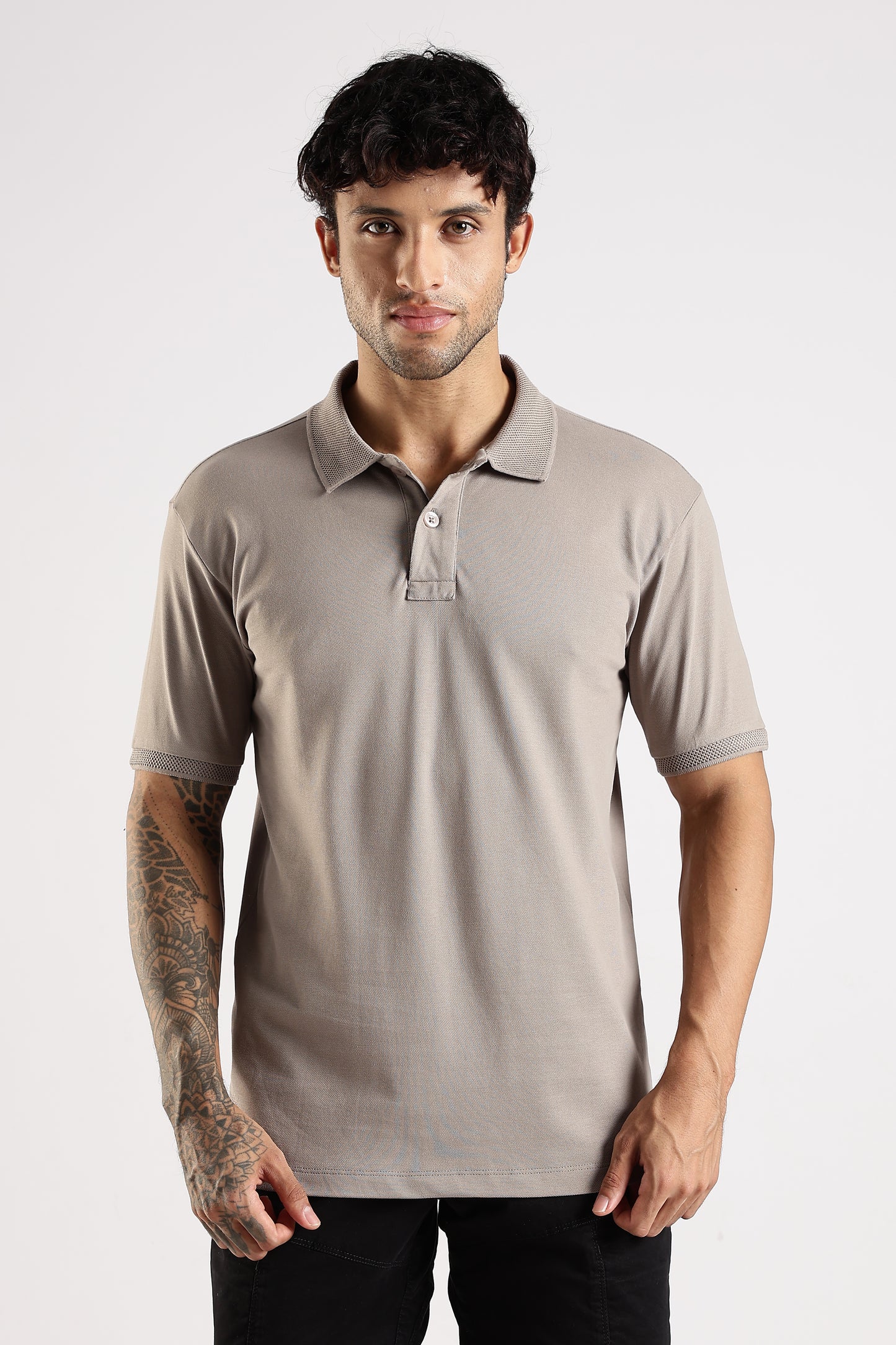 T-shirt Polo Neck | Half Sleeve