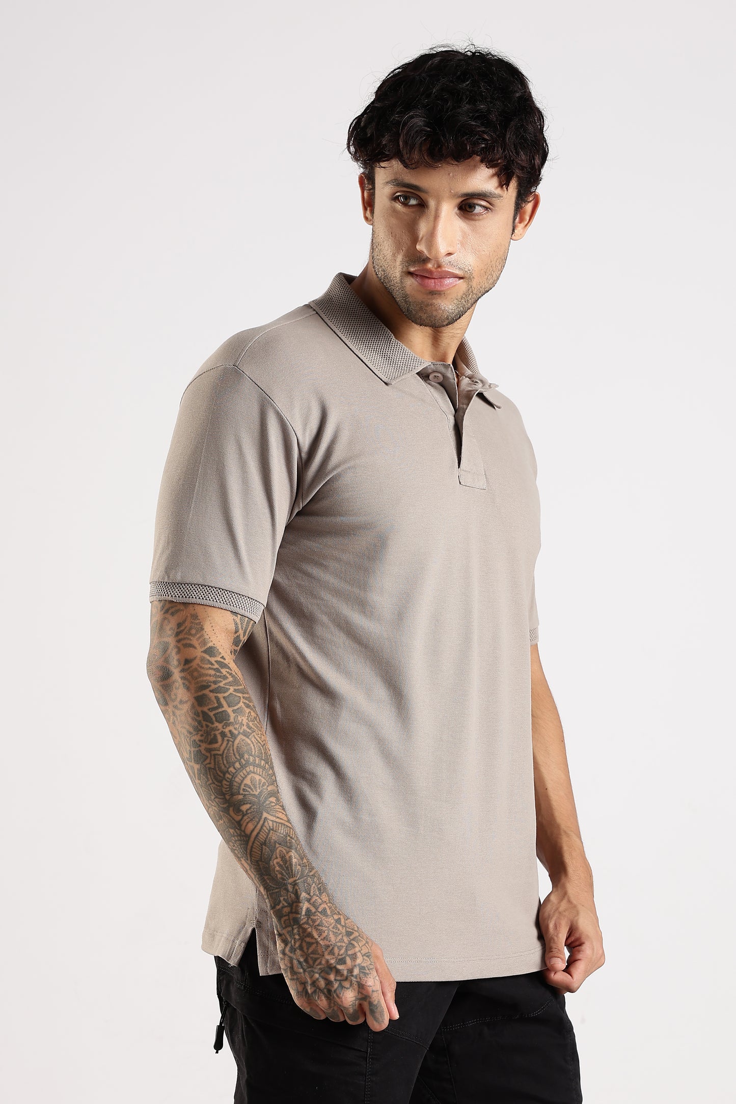 T-shirt Polo Neck | Half Sleeve