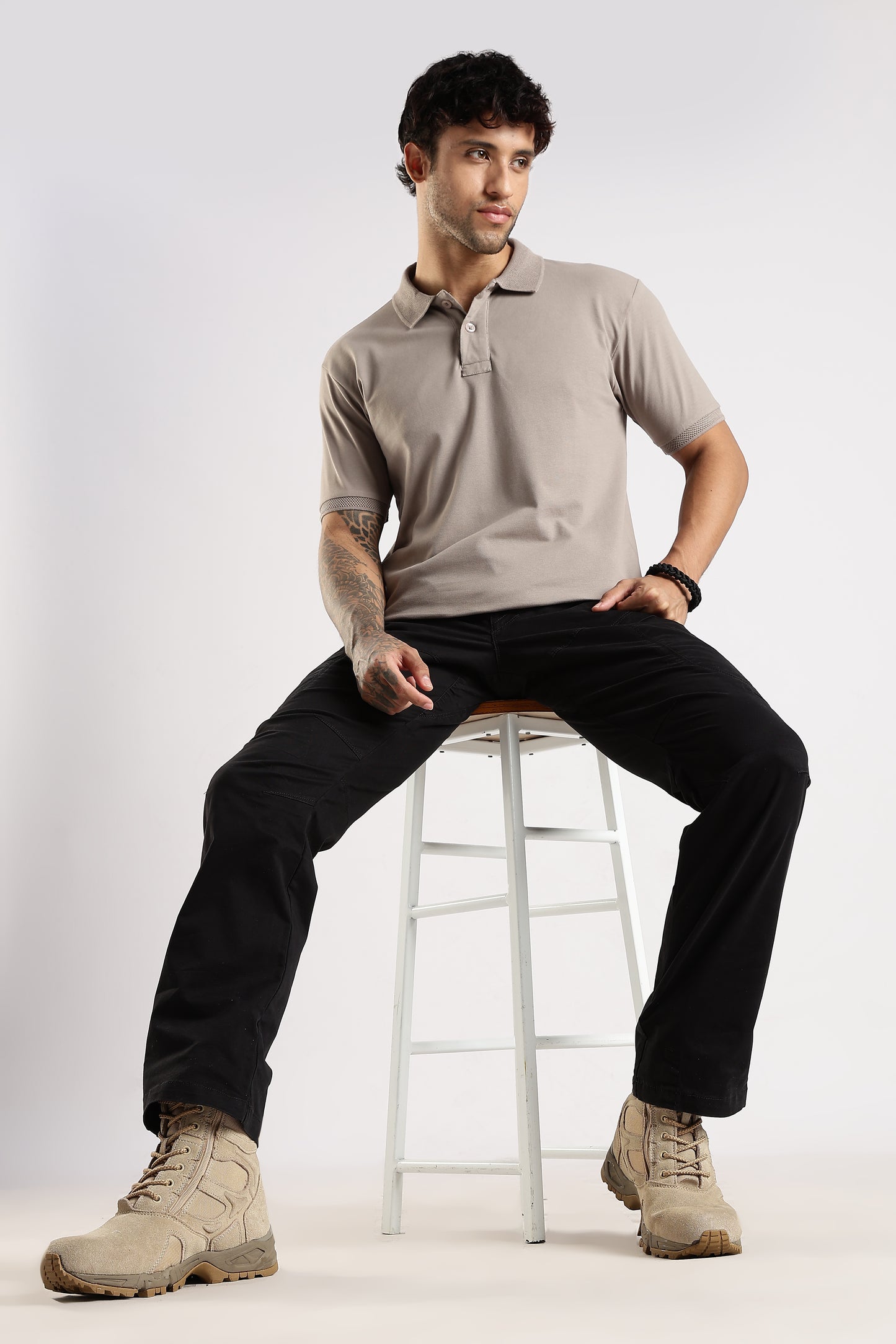 T-shirt Polo Neck | Half Sleeve