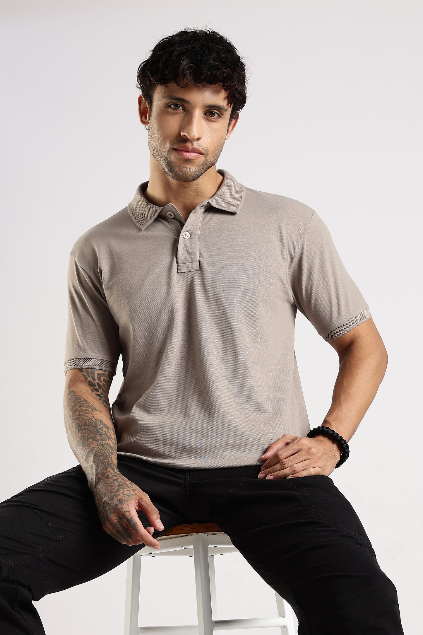 T-shirt Polo Neck | Half Sleeve
