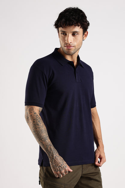T-shirt Polo Neck | Half Sleeve