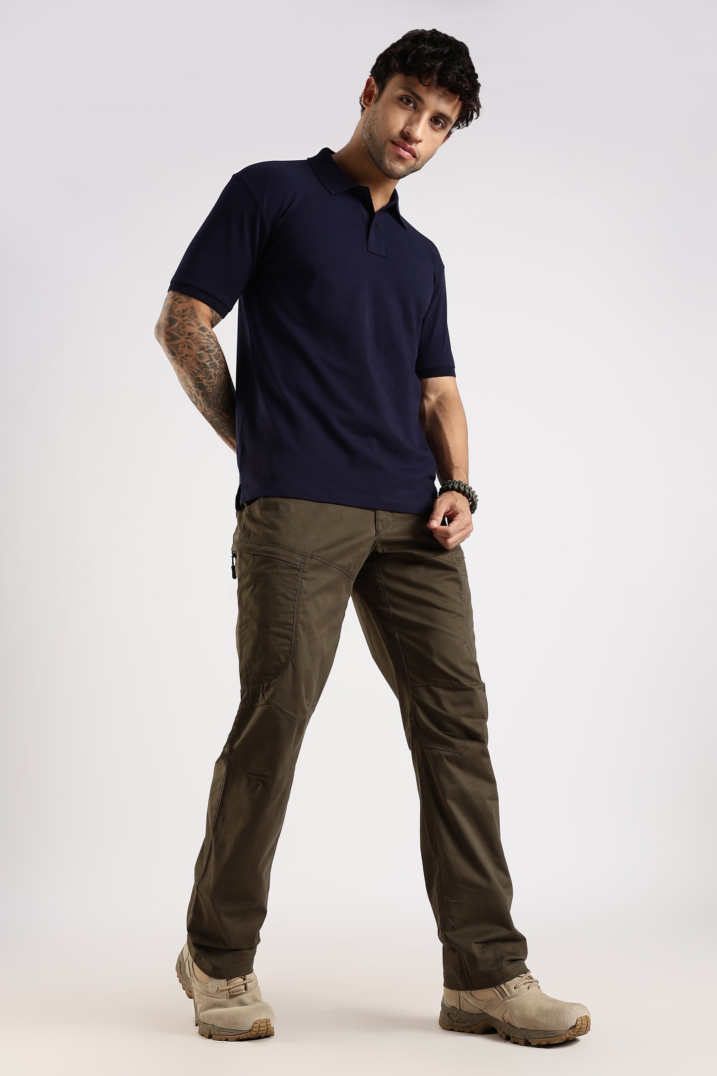 T-shirt Polo Neck | Half Sleeve