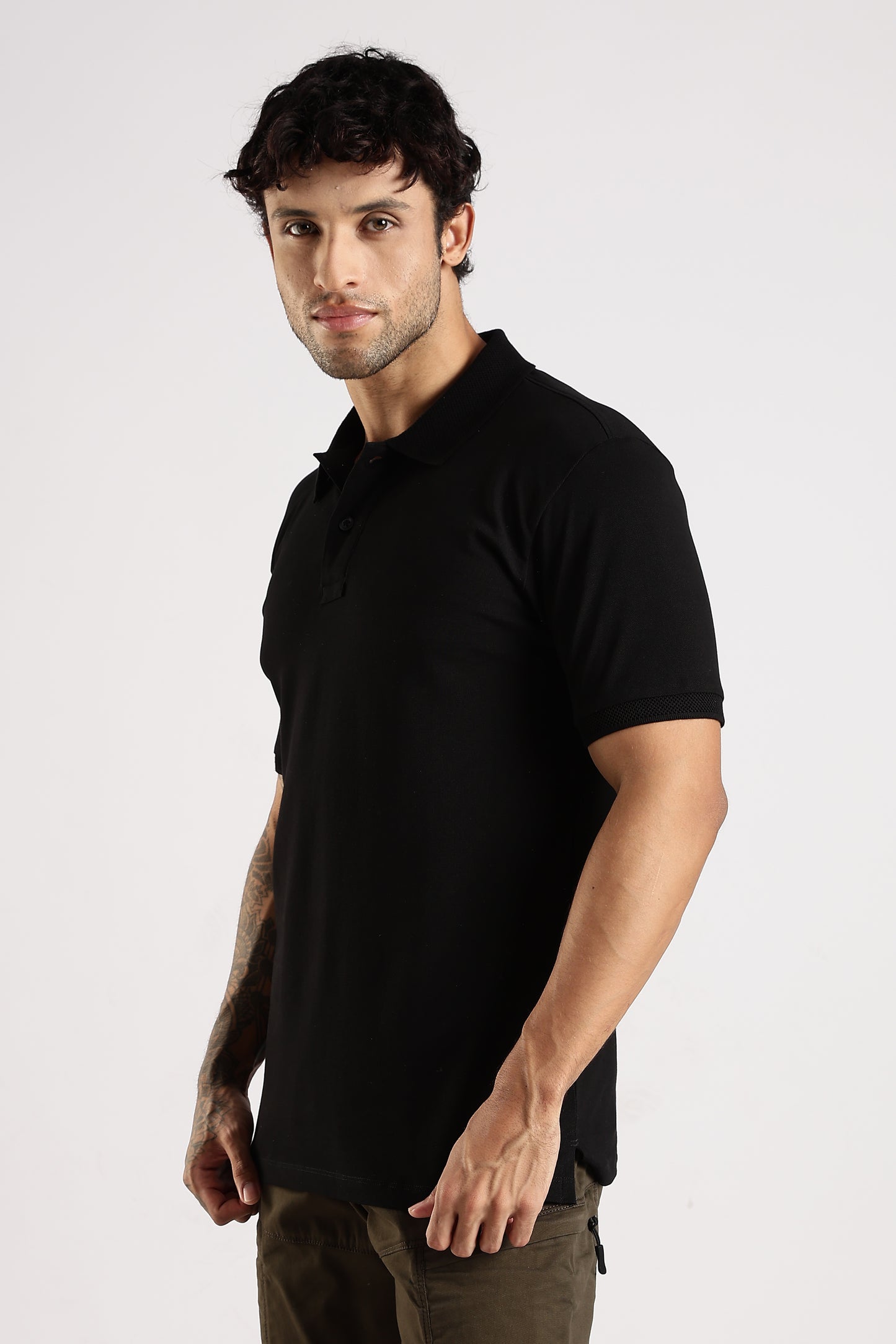 T-shirt Polo Neck | Half Sleeve