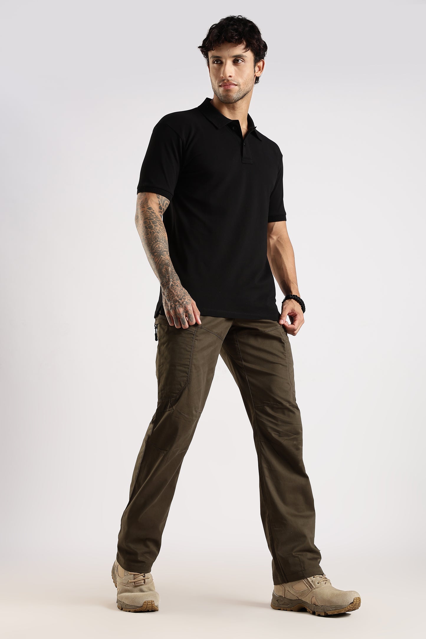 T-shirt Polo Neck | Half Sleeve