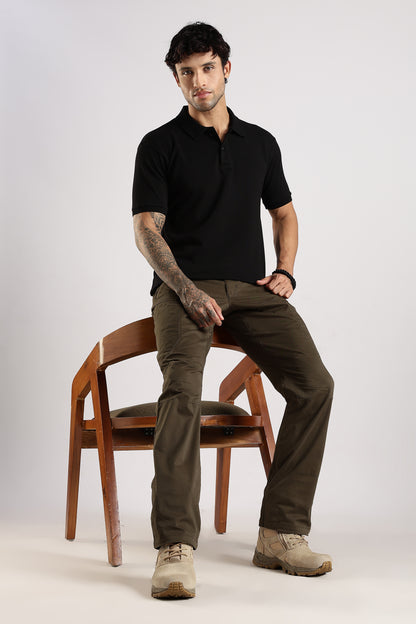 T-shirt Polo Neck | Half Sleeve