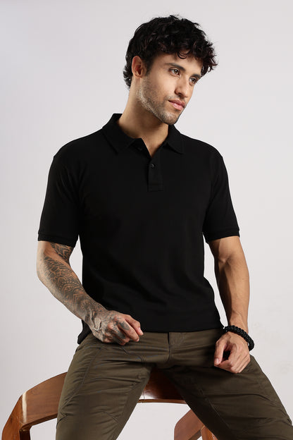 T-shirt Polo Neck | Half Sleeve