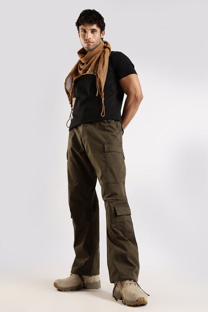 Vintage Paratrooper Cargo Fatigue Pants