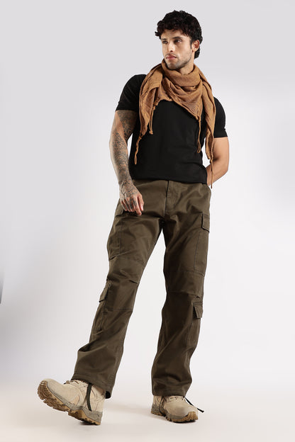 Vintage Paratrooper Cargo Fatigue Pants