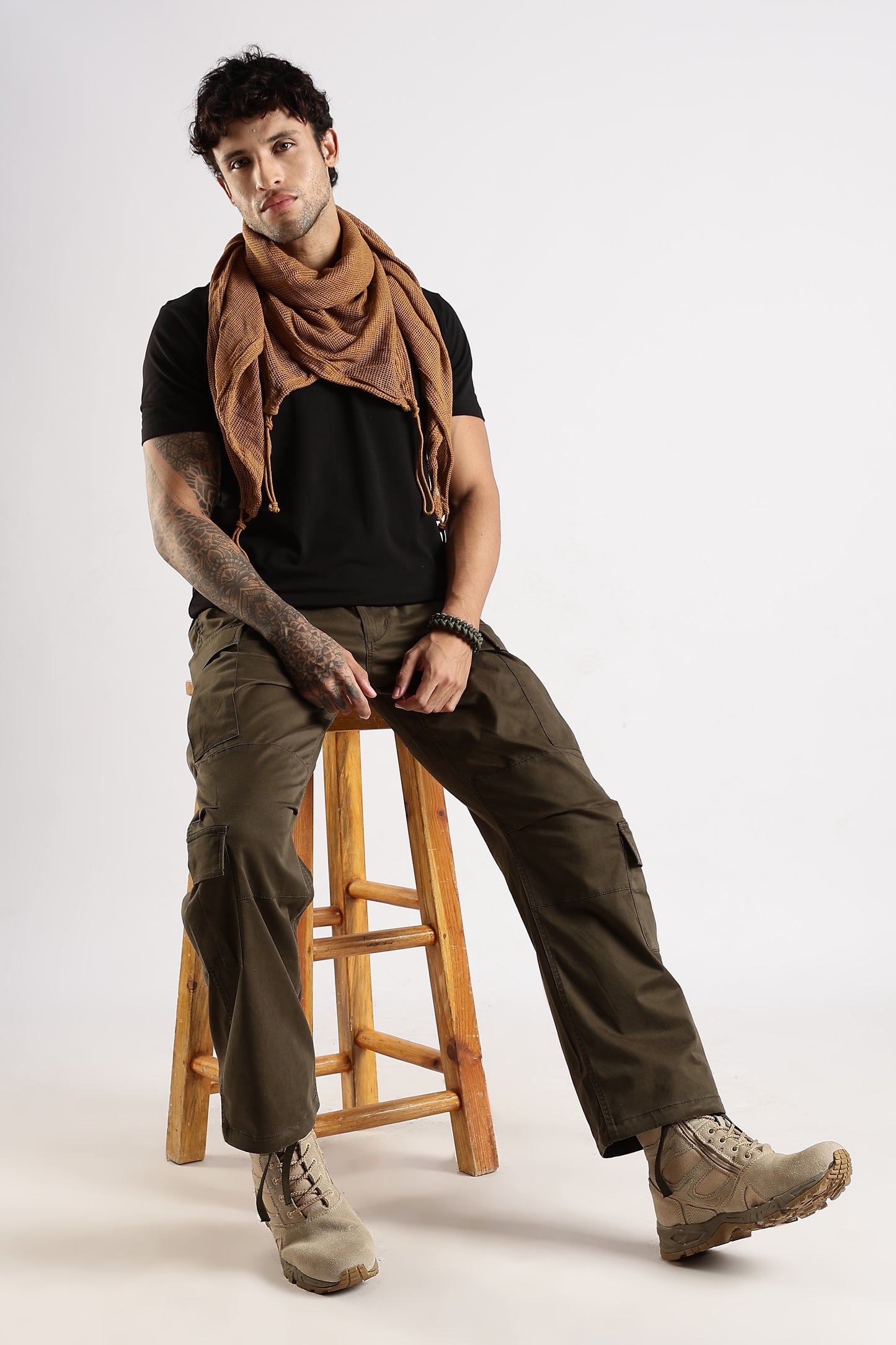 Vintage Paratrooper Cargo Fatigue Pants