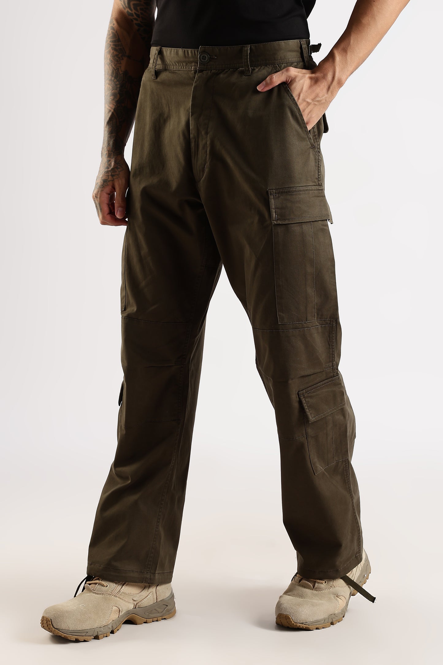 Vintage Paratrooper Cargo Fatigue Pants