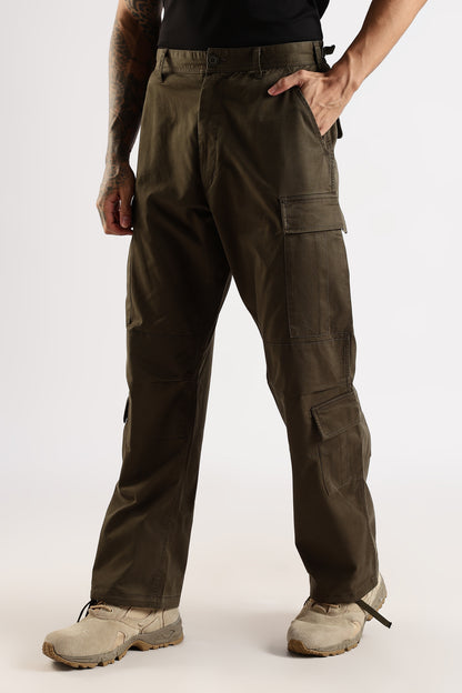 Vintage Paratrooper Cargo Fatigue Pants