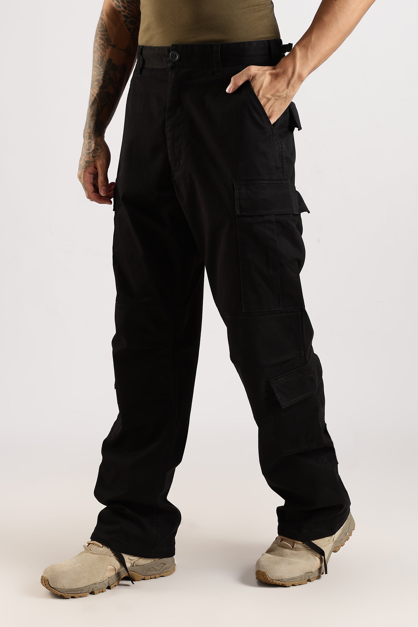 Vintage Paratrooper Cargo Fatigue Pants