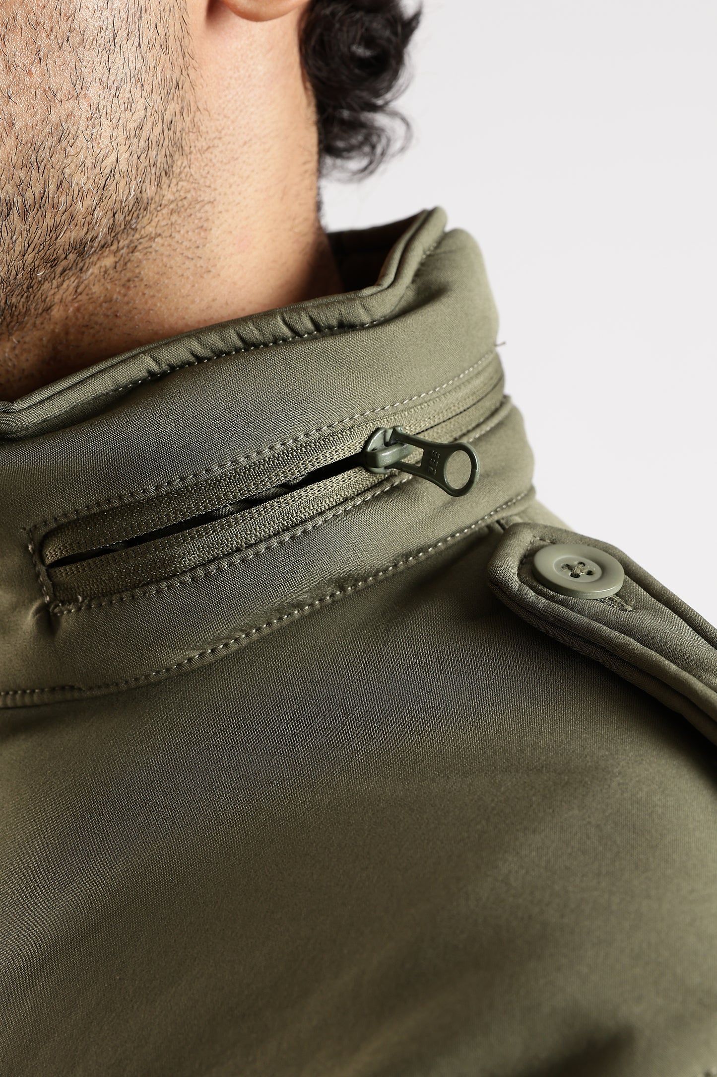 Tactical Softshell Military Jacket With Shoulder Flap