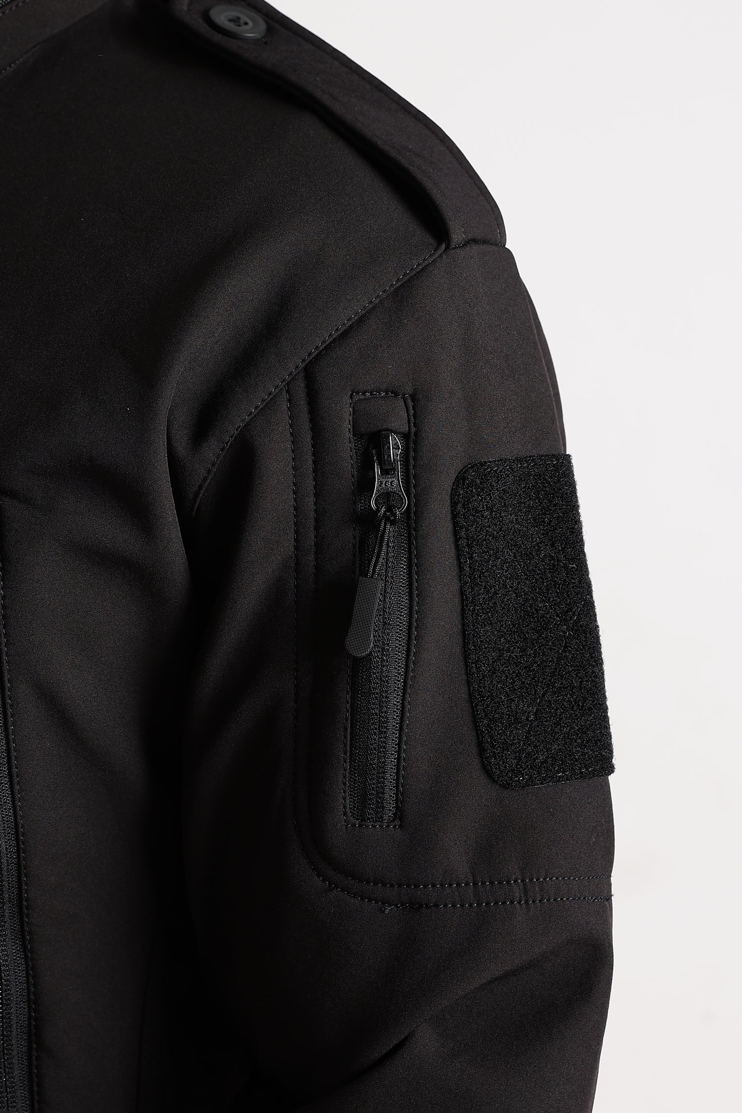 Tactical Softshell Military Jacket With Shoulder Flap