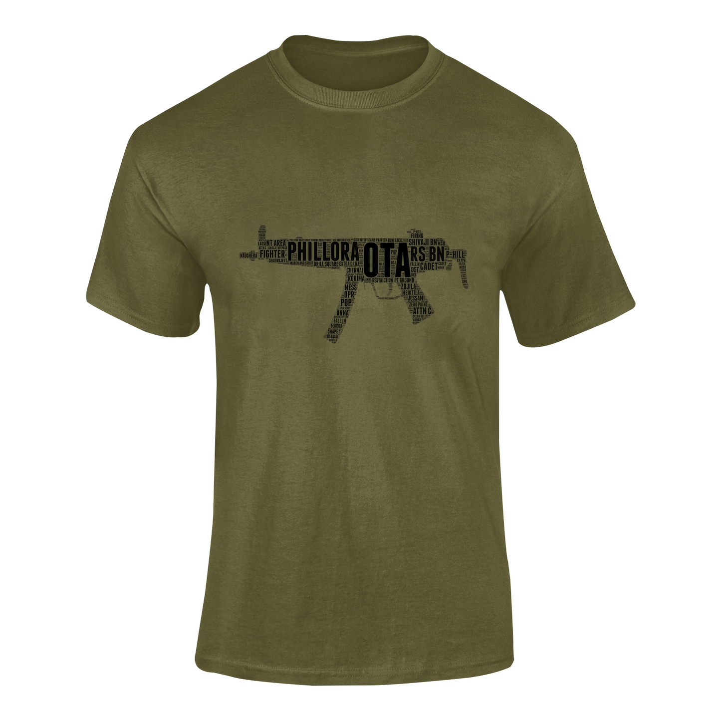 OTA T-shirt - Word Cloud Phillora - MP5 (Men)