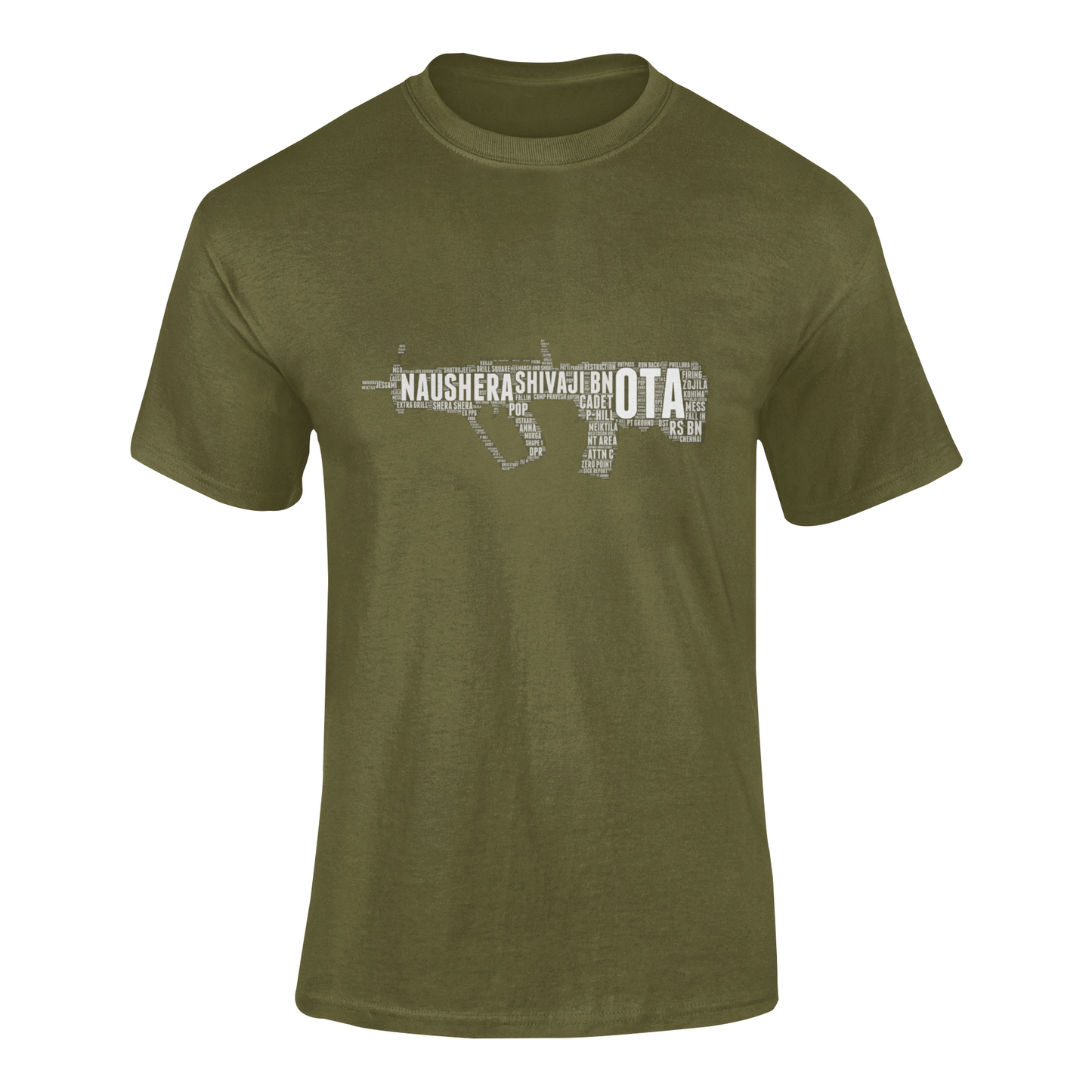 OTA T-shirt - Word Cloud Naushera - Tavor (Men)