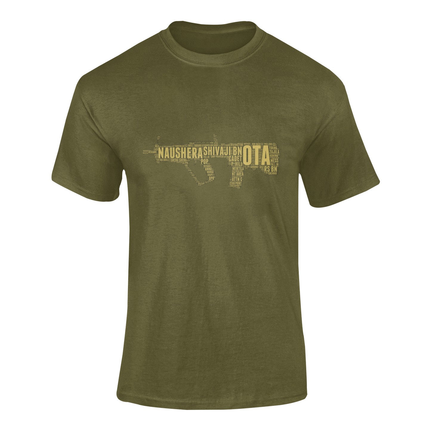 OTA T-shirt - Word Cloud Naushera - Tavor (Men)