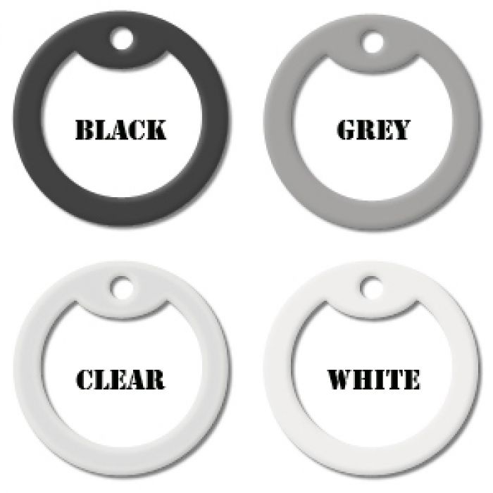 Set Of 2 Personalised Dog Tags - Rivet Holes