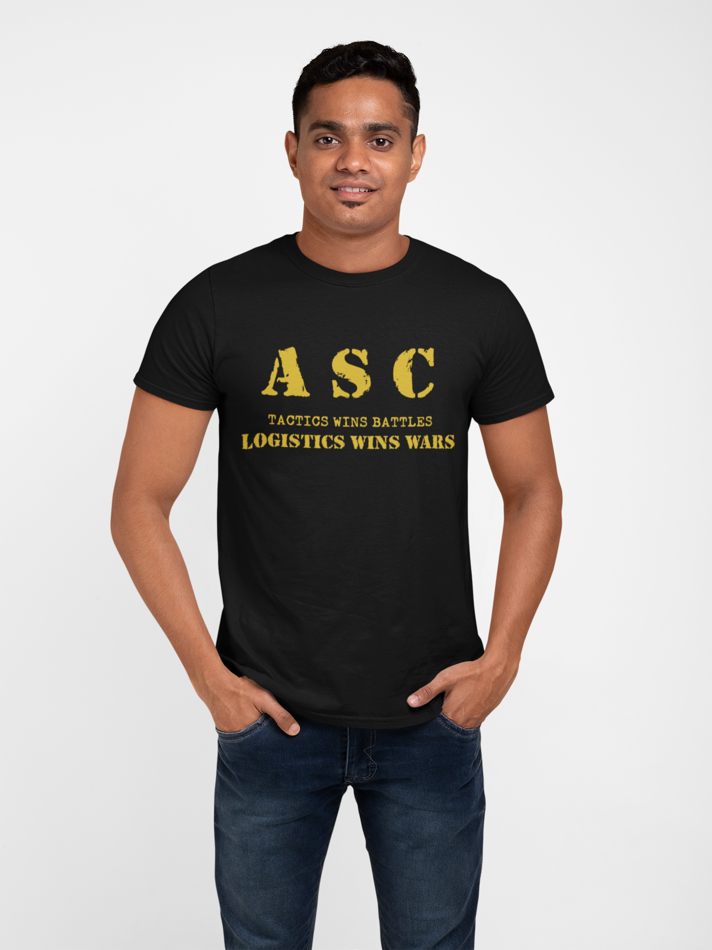 ASC T-shirt - ASC, Tactics Wins Battles, Logistics Wins Wars (Men)