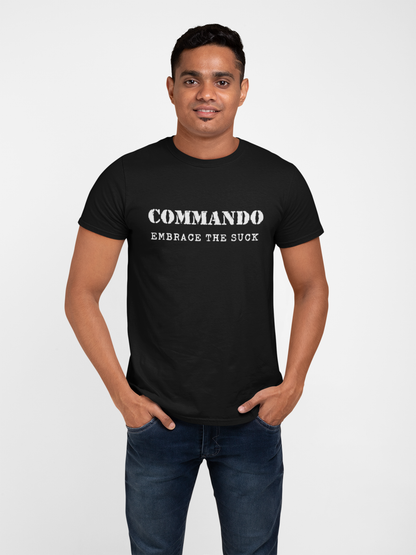 Commando T-shirt - Commando - Embrace The Suck (Men)