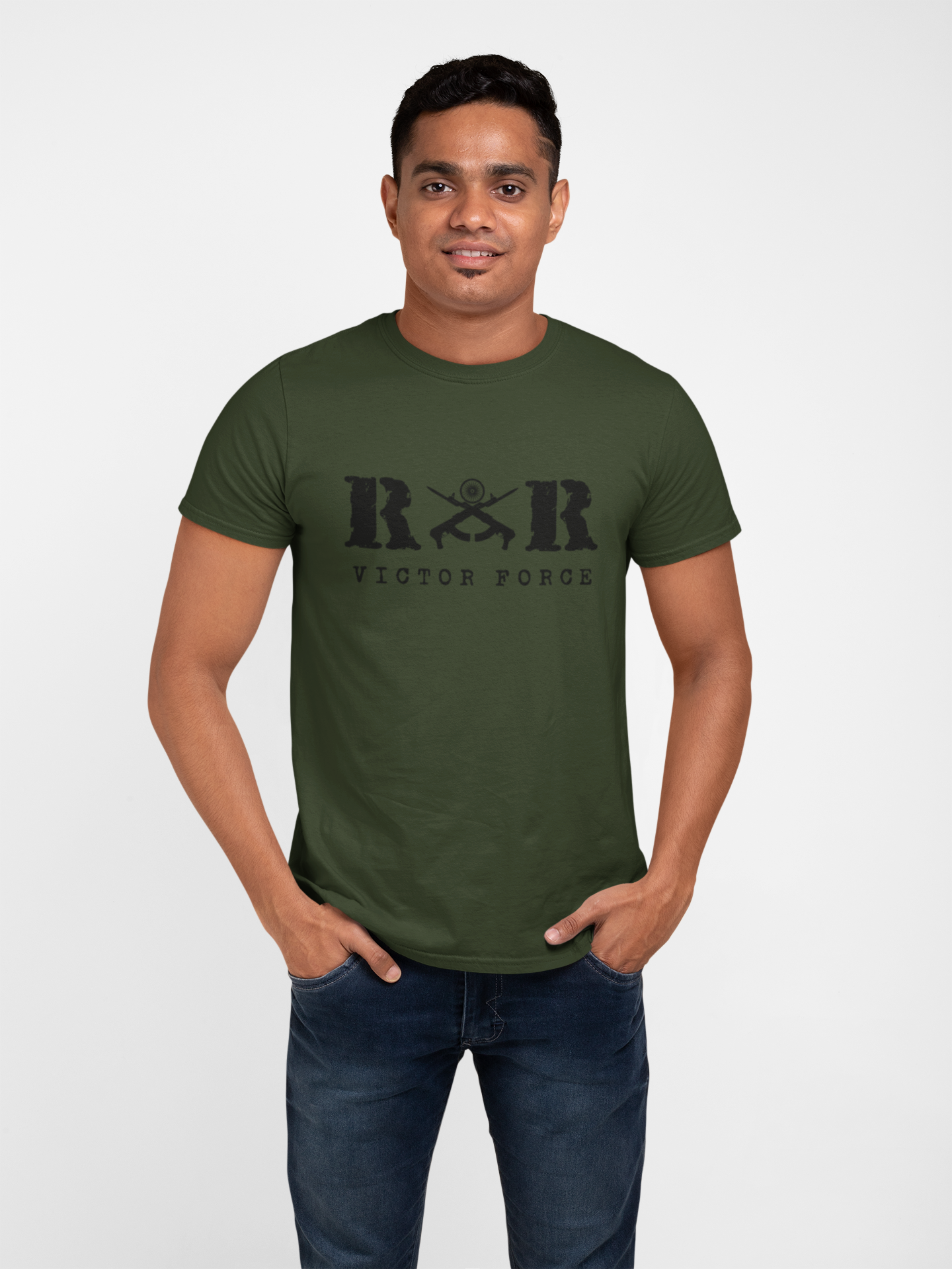 Rashtriya Rifles T-shirt - RR Victor Force ( Men)