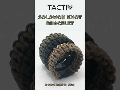 Paracord Bracelet - Cobra Knot / Solomon Knot