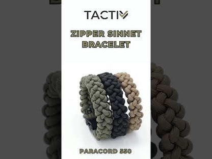 Paracord Bracelet - Zipper Sinnet
