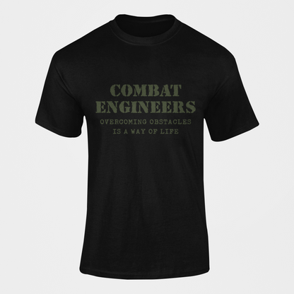 Combat Engineer T-shirt - Overcoming Obstacles..... (Men)
