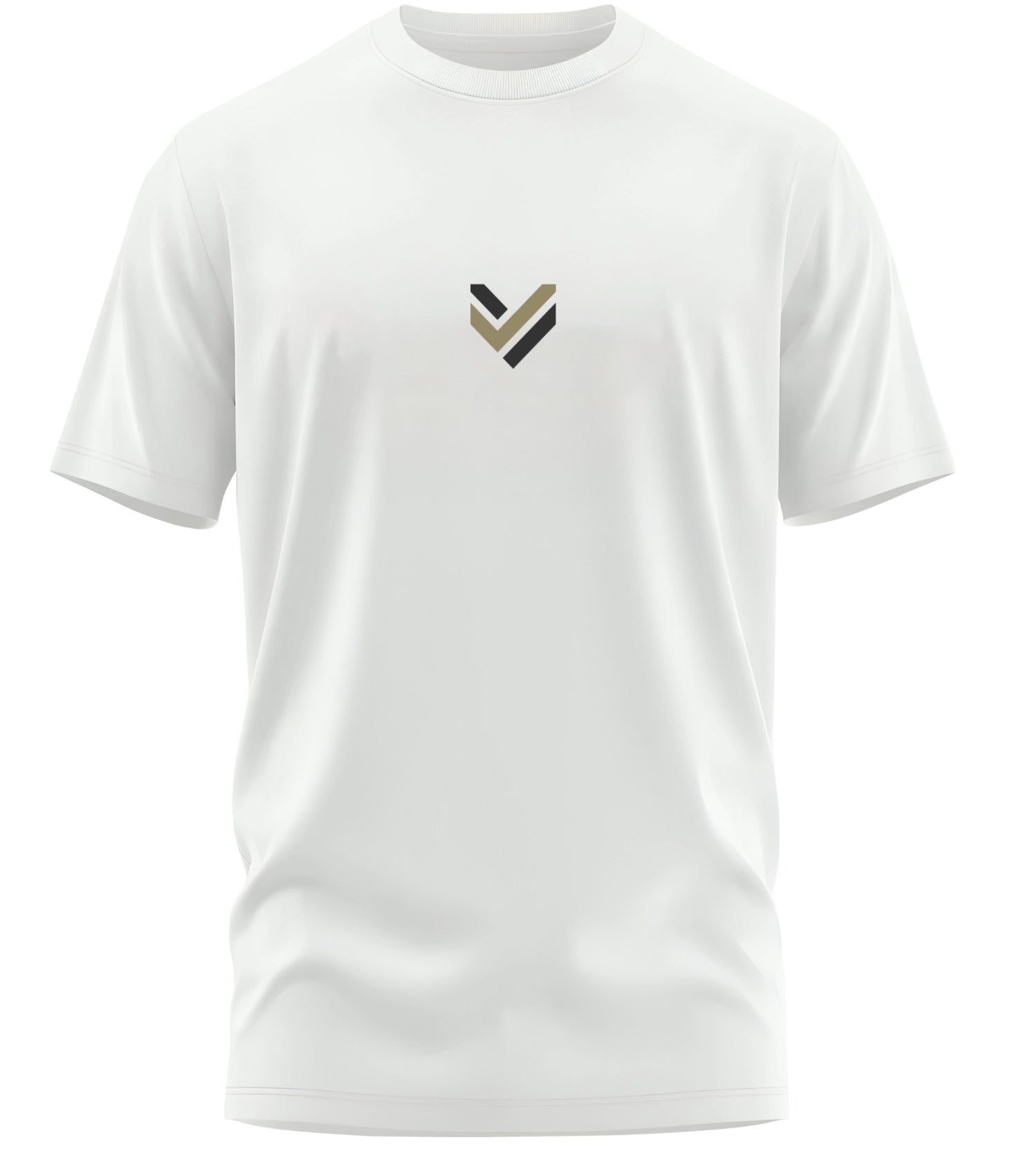 Tactiv Logo on Center Chest T-shirt | Crew Neck | Half Sleeve