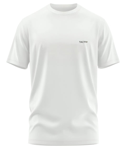 Tactiv Word Logo on Left Chest T-shirt | Crew Neck | Half Sleeve