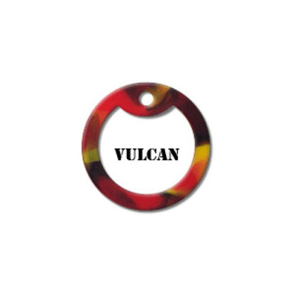 Set Of 2 Personalised Dog Tags - Rivet Holes